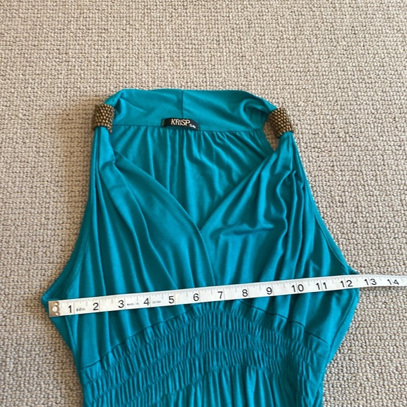 Sleeveless long summer dress - Picture 6 of 8